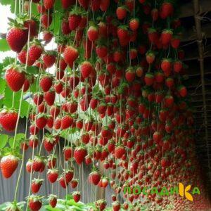 Клубника ампельная Анастасия купить по цене от 370р. в интернет-магазине «Посадика» с доставкой почтой в в Новозыбкове и по всей России – [изображение №1].